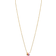 Adornia Sherbert Trio Ring Pendant Necklace - Gold/Multicolour