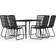 vidaXL 3099182 Patio Dining Set, 1 Table incl. 6 Chairs
