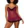 Jezebel Ruffles Galore Babydoll with Hipster - Black Lily