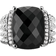 David Yurman Wheaton Ring - Silver/Onyx /Diamond