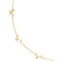 Kate Spade Social Butterfly Station Necklace - Gold/Transparent