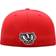 Top of the World Wisconsin Badgers Team Color Fitted Hat Men - Red