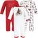 Hudson Baby Coveralls 3-pack - Christmas Forest (10115355)