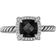 David Yurman Petite Chatelaine Ring - Silver/Onyx /Diamond