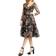 Mac Duggal Floral Lace & Sequin Long Sleeve Dress - Black Multi