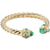 David Yurman Renaissance Ring - Gold/Emeralds