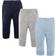Luvable Friends Tapered Ankle Pants 3-pack- Blue and Gray (10132239)