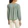 Lucky Brand Embroidered Peasant Blouse - Lily Pad