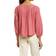 Lucky Brand Embroidered Peasant Blouse - Baroque Rose