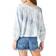Lucky Brand Embroidered Peasant Blouse - Blue Multi