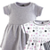 Hudson Toddler Cotton Dress 4-pack - Stars & Clouds ( 10153200)