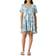 Lucky Brand Lace Tiered Dress - Blue Tie Dye