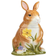 Certified International Easter Garden 3D Bunny Biscuit Jar 0.5gal