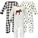 Hudson Baby Cotton Coveralls 3-pack - Moose (10117329)