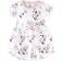 Touched By Nature Girl's Wild Flowers Organic Dress 2-pack - White\Pink