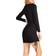 Steve Madden BB Dakota Ruched Bodycon Dress - Black