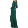 Mac Duggal Sequin Wrap Evening Gown - Emerald Green