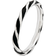 Stacks & Stones Twist Stack Ring - Silver/Black