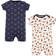 Hudson Baby Cotton Rompers 2-pack - Forest (10116918)