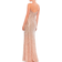 Mac Duggal Sequin Stripe Trumpet Gown - Rose Gold