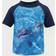 Little Me Dolphin Rashguard and Swim Trunk Set - Blue