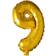 Generique Ballong siffror 0-9 i guld 102 cm (40"
