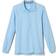 French Toast Long Sleeve Pique Polo - Blue