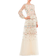 Mac Duggal Embroidered Blouson Sleeve Gown - Ivory