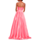 Mac Duggal Bow Sweetheart Strapless A Line Gown - Blush