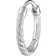 Thomas Sabo Charm Club Single Hoop Rope Earring - Silver