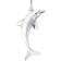 Thomas Sabo Dolphin Pendant - Silver/Black/Blue/Transparent