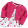 Hudson Dress, Cardigan, Shoe Set 3-Piece - Pink/Flamingo (10155934)