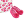 Hudson Dress, Cardigan, Shoe Set 3-Piece - Pink Roses (10155922)