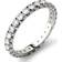 Charles & Colvard Moissanite Eternity Band - White Gold/Diamonds