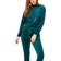 1.State Velour Turtleneck Top - Green Forest