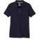 French Toast Girl's Short Sleeve Interlock Polo with Picot Collar - Navy