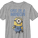 Fifth Sun Minions Short Sleeve Graphic T-shirt - Gray