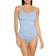 Hanro Cotton V-Neck Seamless Camisole - Blue Moon