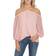 1.State Off The Shoulder Blouse - Pink Taffeta