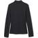 French Toast Girl's Long Sleeve Interlock Knit Polo with Picot Collar - Black