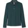 French Toast Girl's Long Sleeve Interlock Knit Polo with Picot Collar - Hunter Green