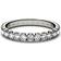 Charles & Colvard Moissanite Eternity Band - White Gold/Diamonds