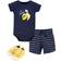 Hudson Cotton Bodysuit Shorts and Shoe Set - Go Bananas (10117142)