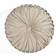Lush Decor Round Pleated Complete Decoration Pillows Beige