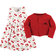 Hudson Baby Dress and Cardigan - Cherries (10153808)