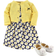 Hudson Dress, Cardigan, Shoes 3-Piece Set - Daisies (10155430)