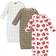 Hudson Quilted Cotton Gowns 3-pack - Rose Leopard (10125788)