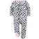 The Peanutshell Baby Sleep N Play Footed Pajamas for Girls 3-pack - Cheetah & Pink Hearts