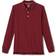 French Toast Toddler Boy's Long Sleeve Pique Polo - Burgundy