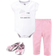 Little Treasures Bodysuit, Pant and Shoes 3-Piece Set - Princess